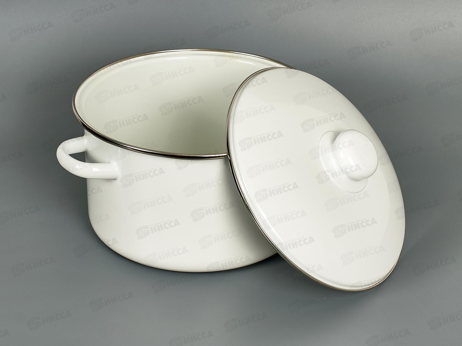 Кастрюля 4,0л белая 01-Б1614 *4