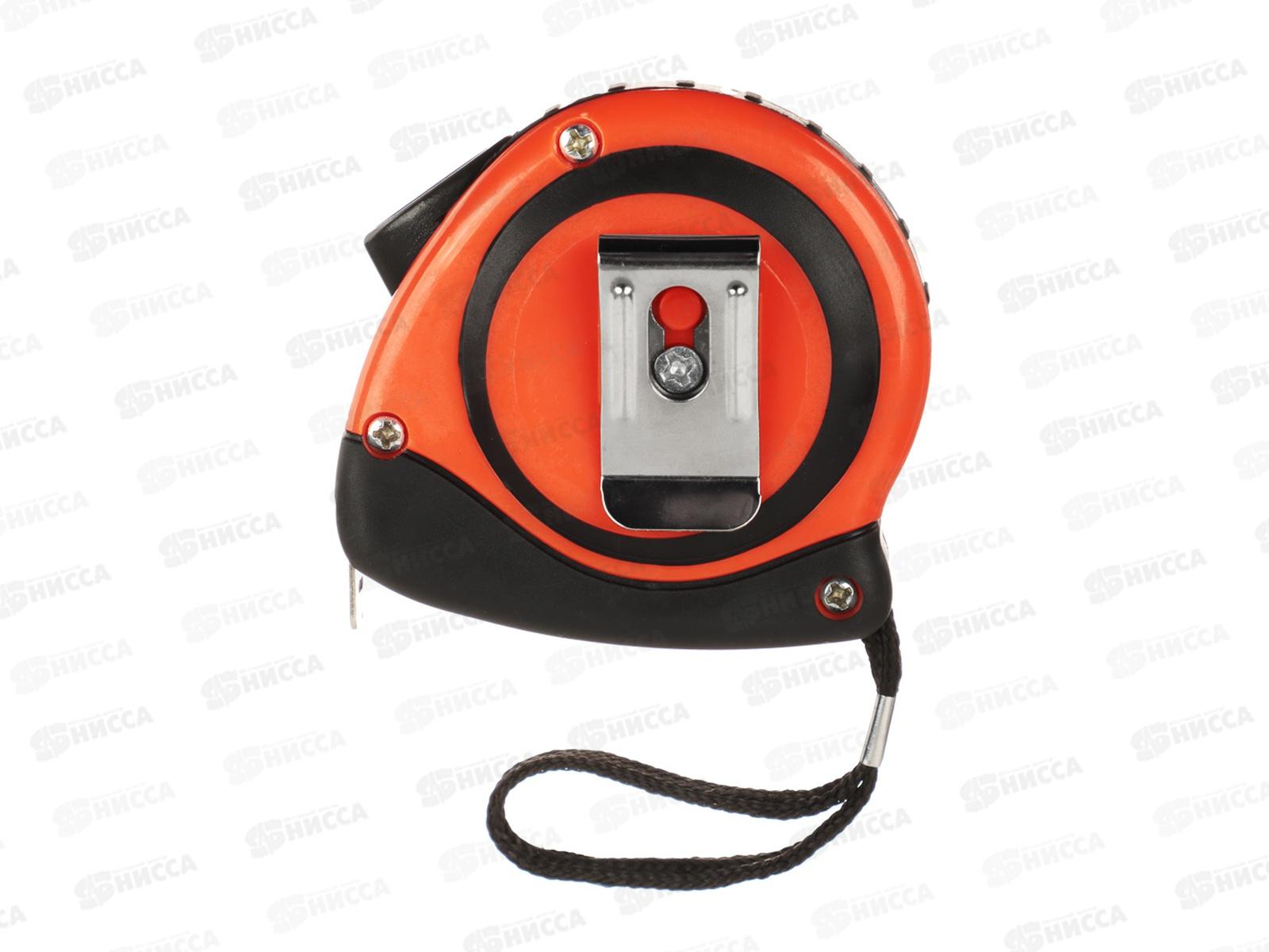 Рулетка 3м ЕРМАК &quotАвтостоп&quot, двухкомпонентный корпус 658-120   г *12