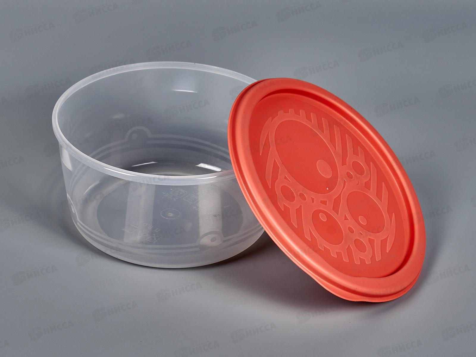 Контейнер круглый низкий многофункциональный №3 0,8л С256 *22