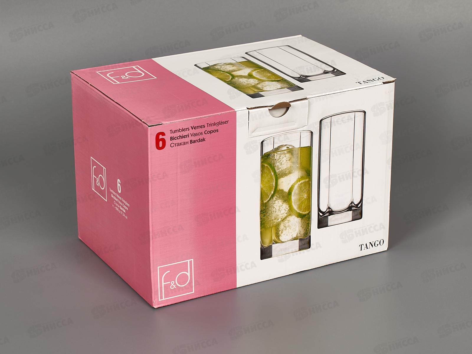 Набор стаканов для коктейля TANGO 290cc 6штук  42942 *8