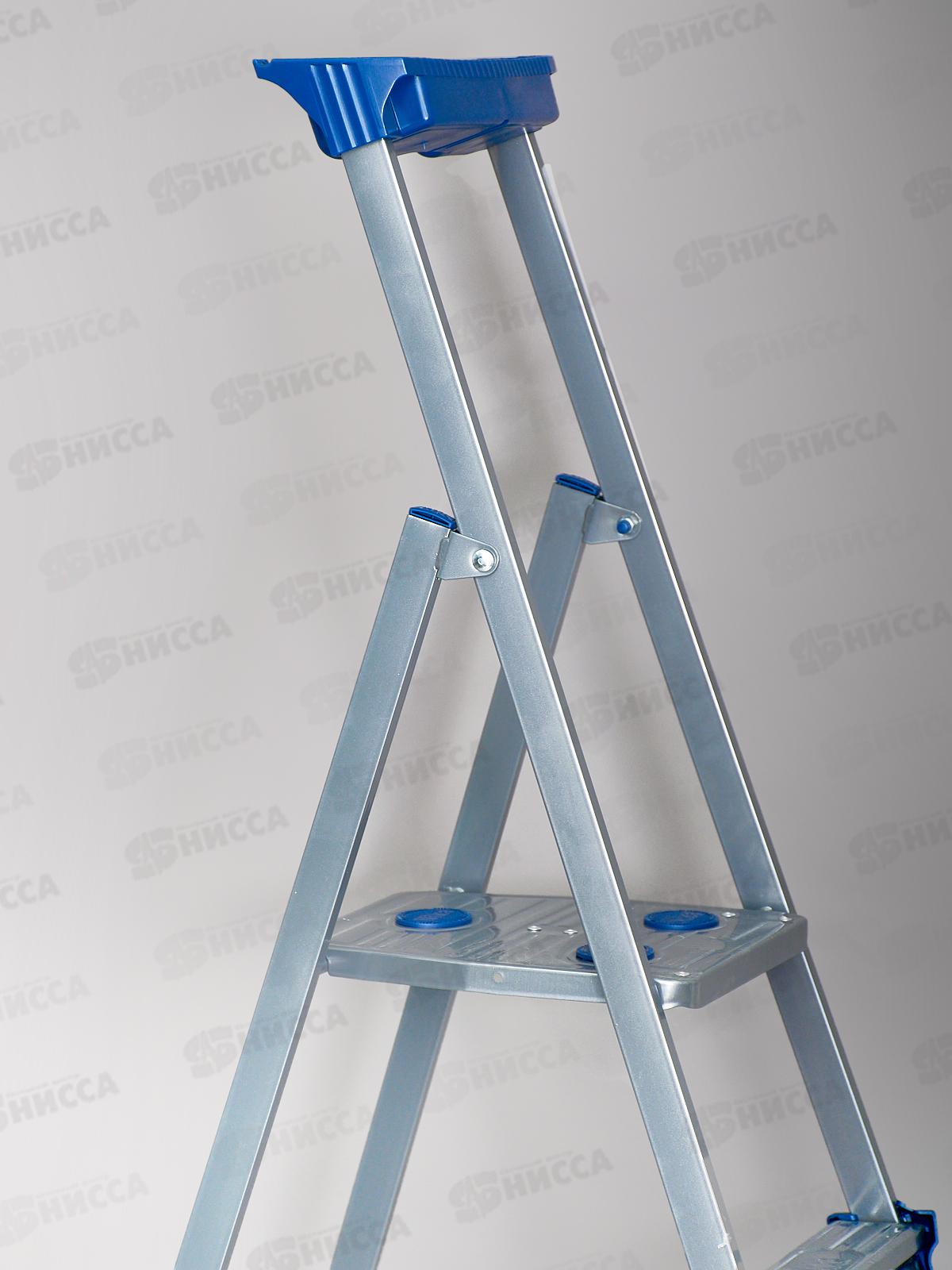 Стремянка широкие 4 ступени(металлическая) СМ4