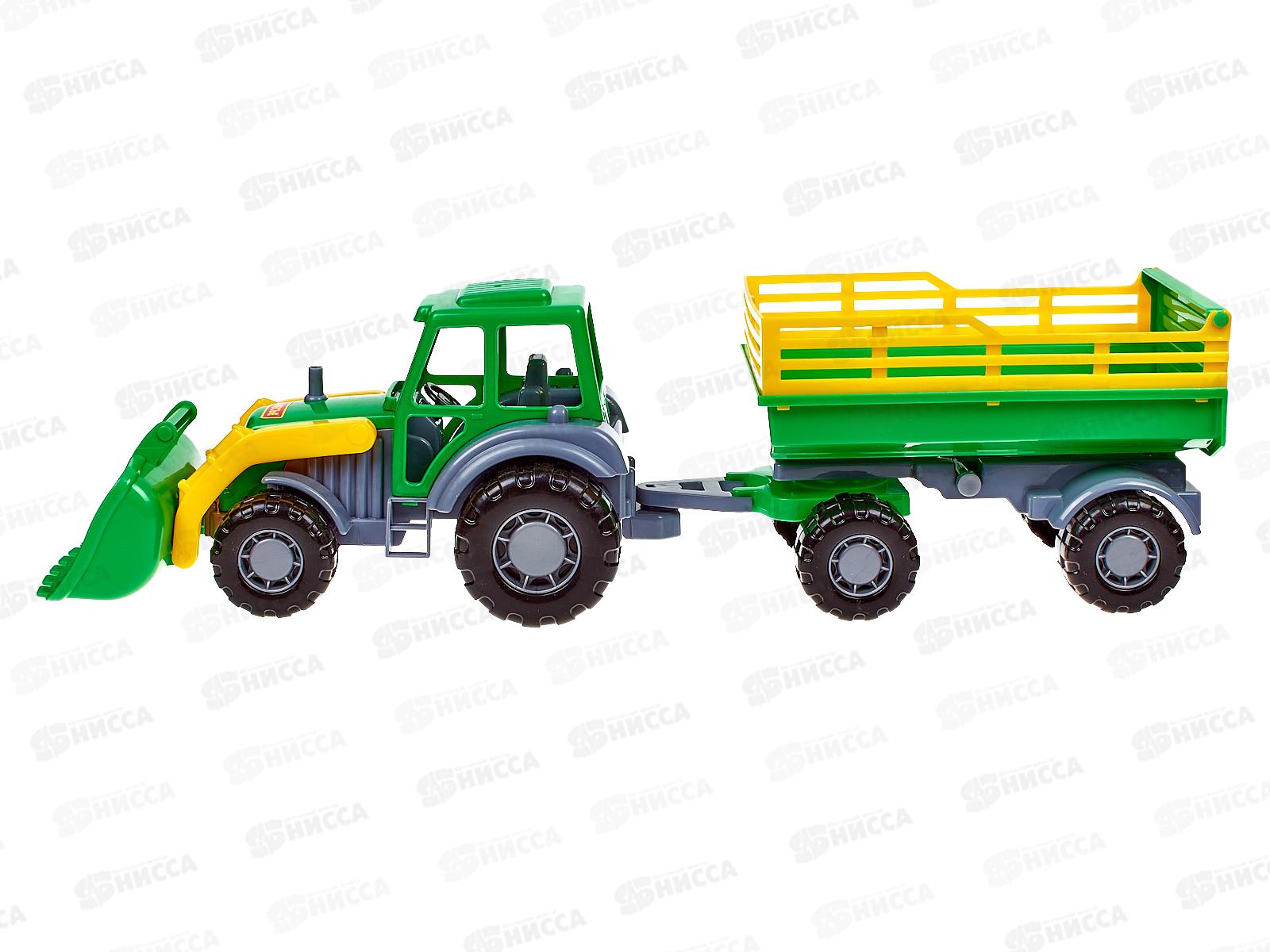 Трактор Мастер 35288 с прицепом №2 и ковшом *6