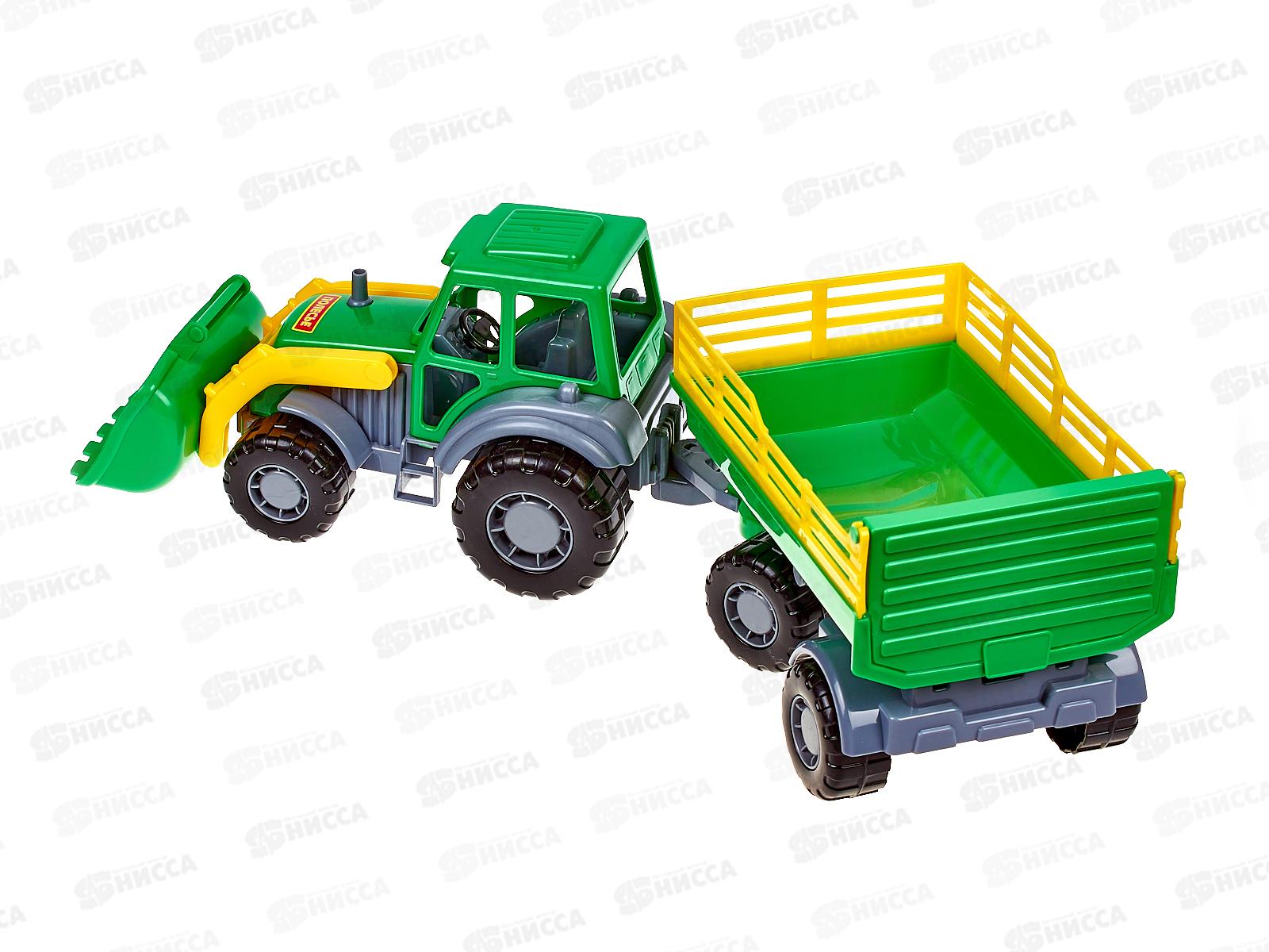Трактор Мастер 35288 с прицепом №2 и ковшом *6