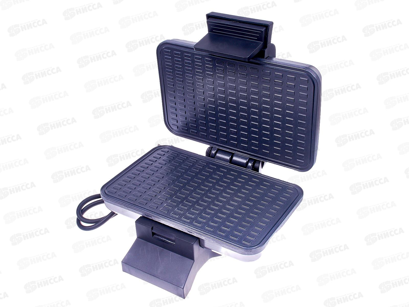 Вафельница SA-7405 1000Вт нержавеющая сталь, тонкая вафля