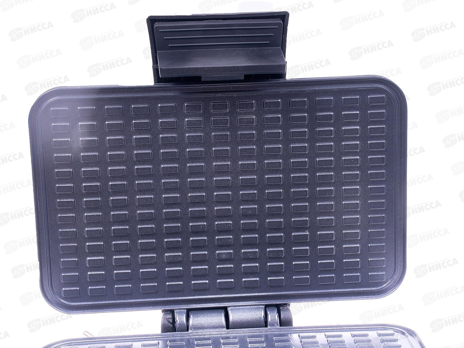 Вафельница SA-7405 1000Вт нержавеющая сталь, тонкая вафля