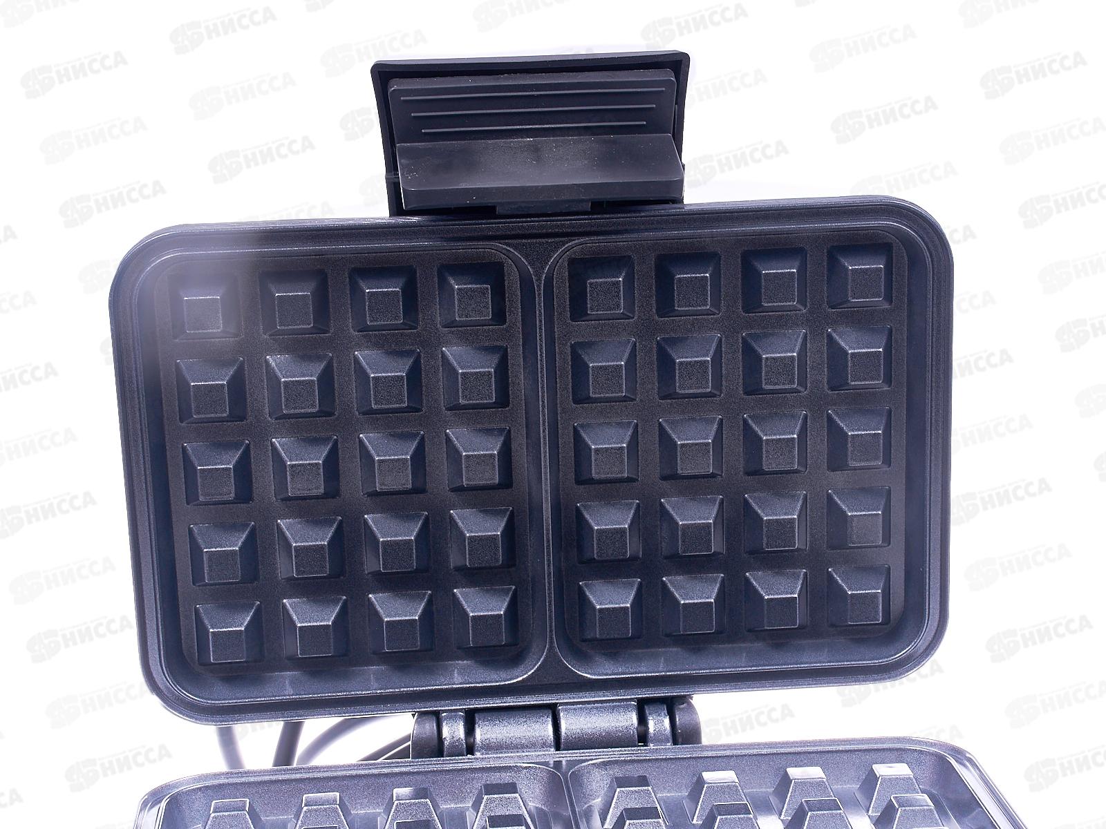 Вафельница SA-7405Т 1000Вт нержавеющая сталь, венские вафли