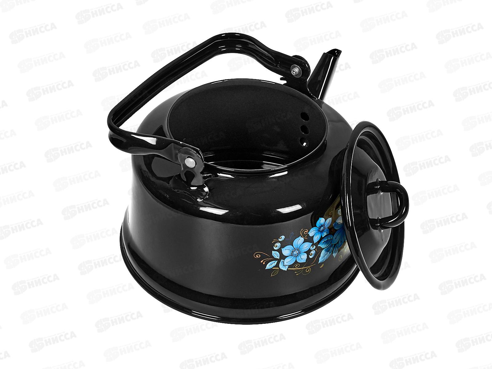 Чайник 3,5л декоративный черный с петлей С2713.6 *4