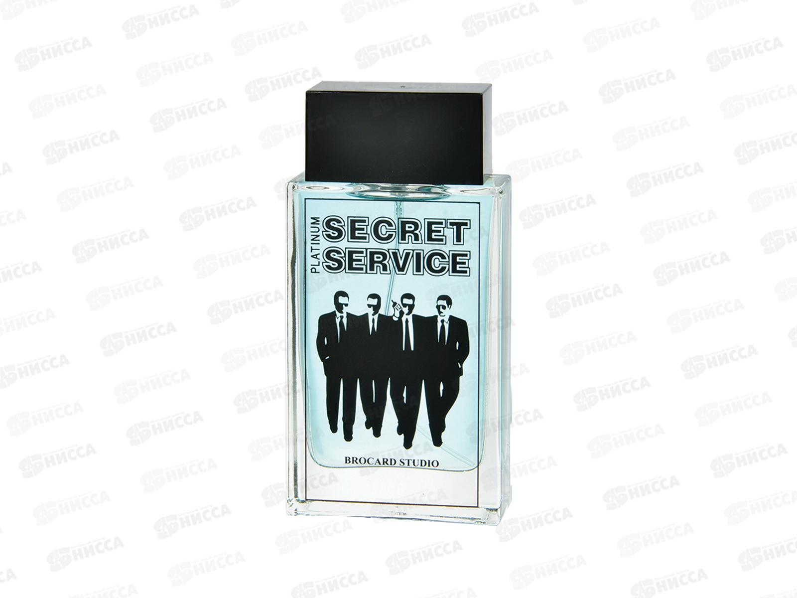 Secret Service Platinum, одеколон 100мл мужской *24 M