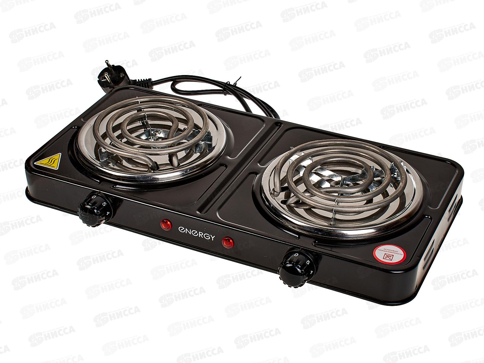 Плита электрическая  EN-904B 2 конфорки черная