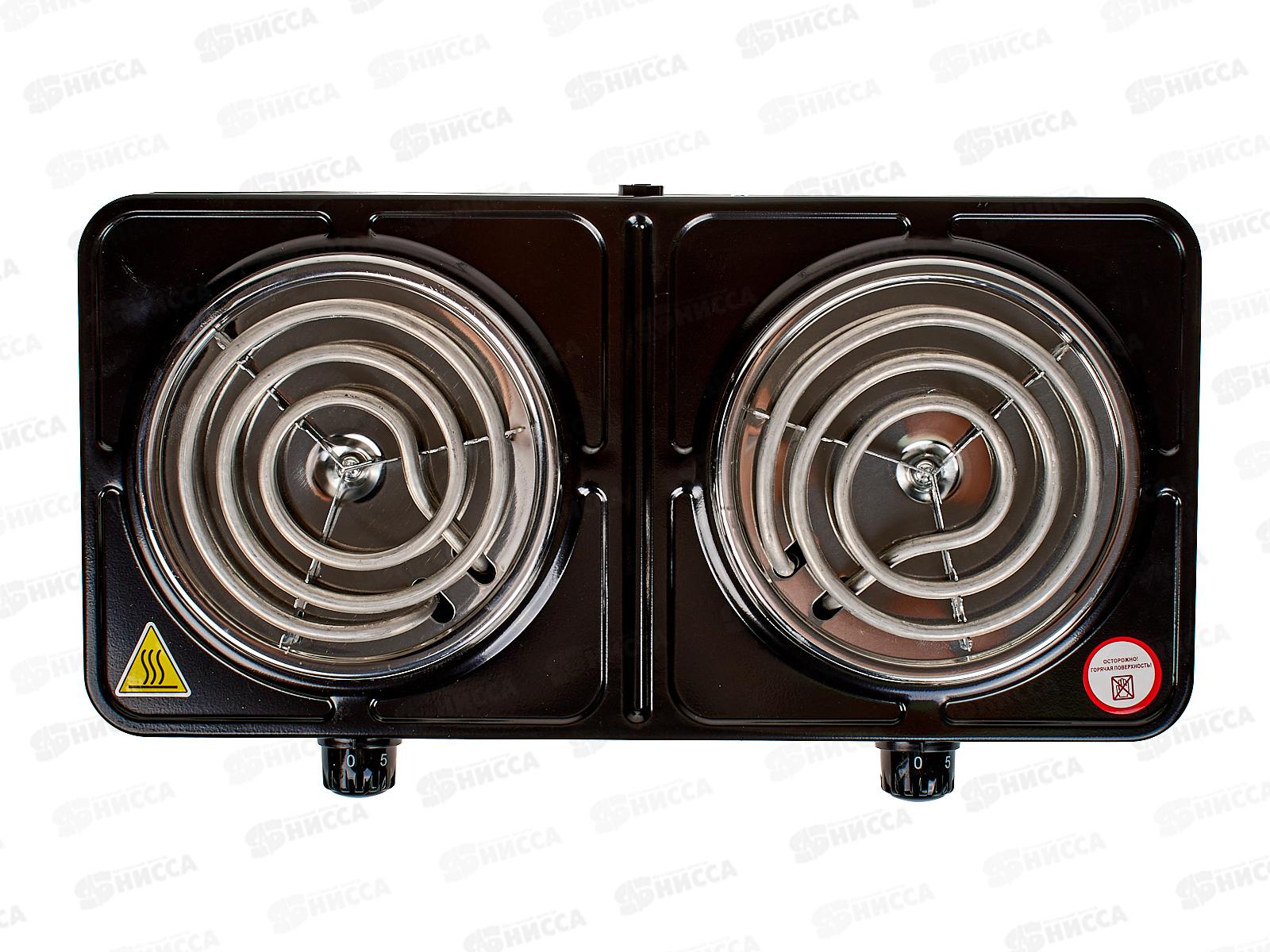 Плита электрическая  EN-904B 2 конфорки черная