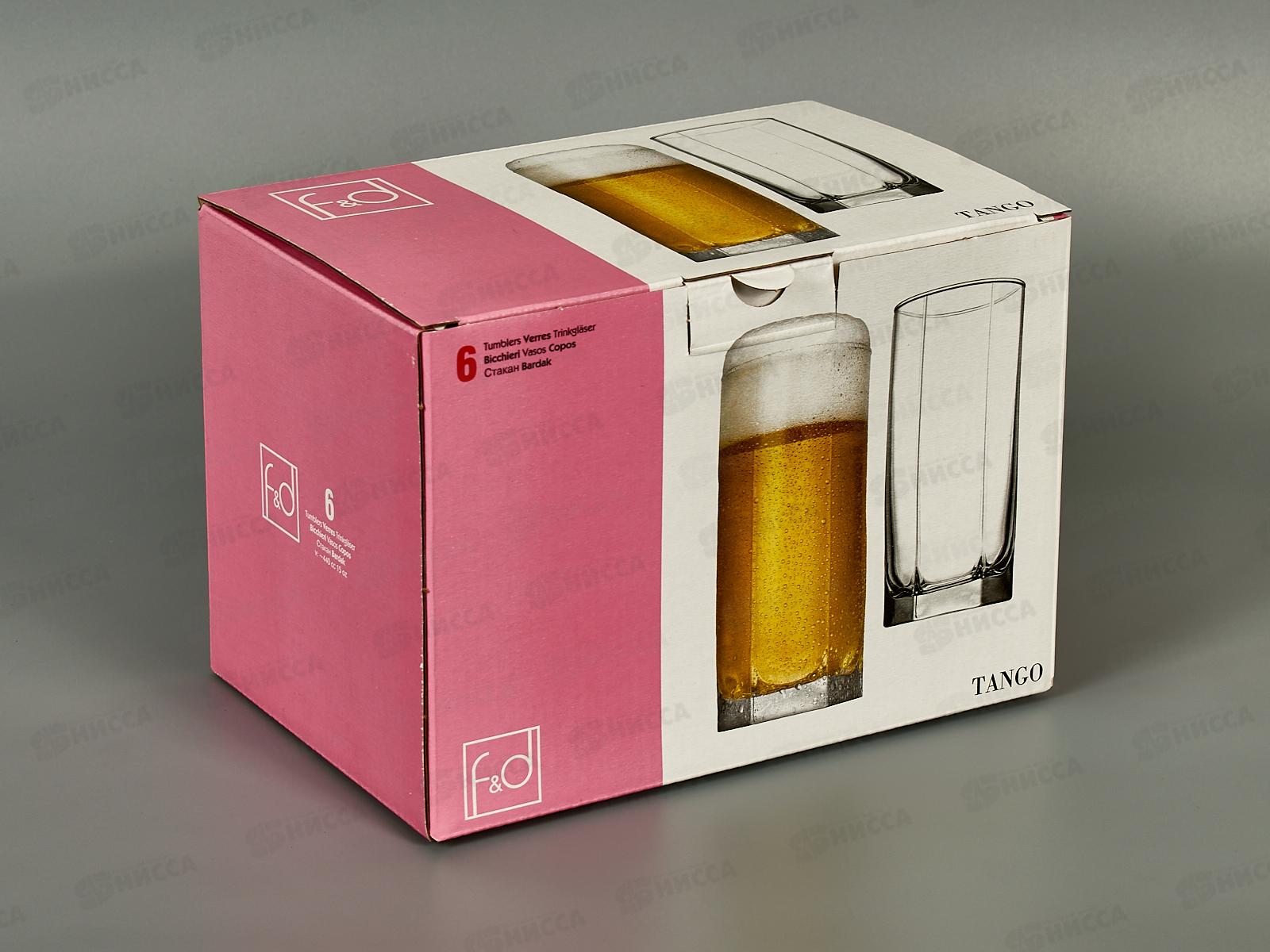 Набор стаканов для пива TANGO 425сс 6штук  42949 *8