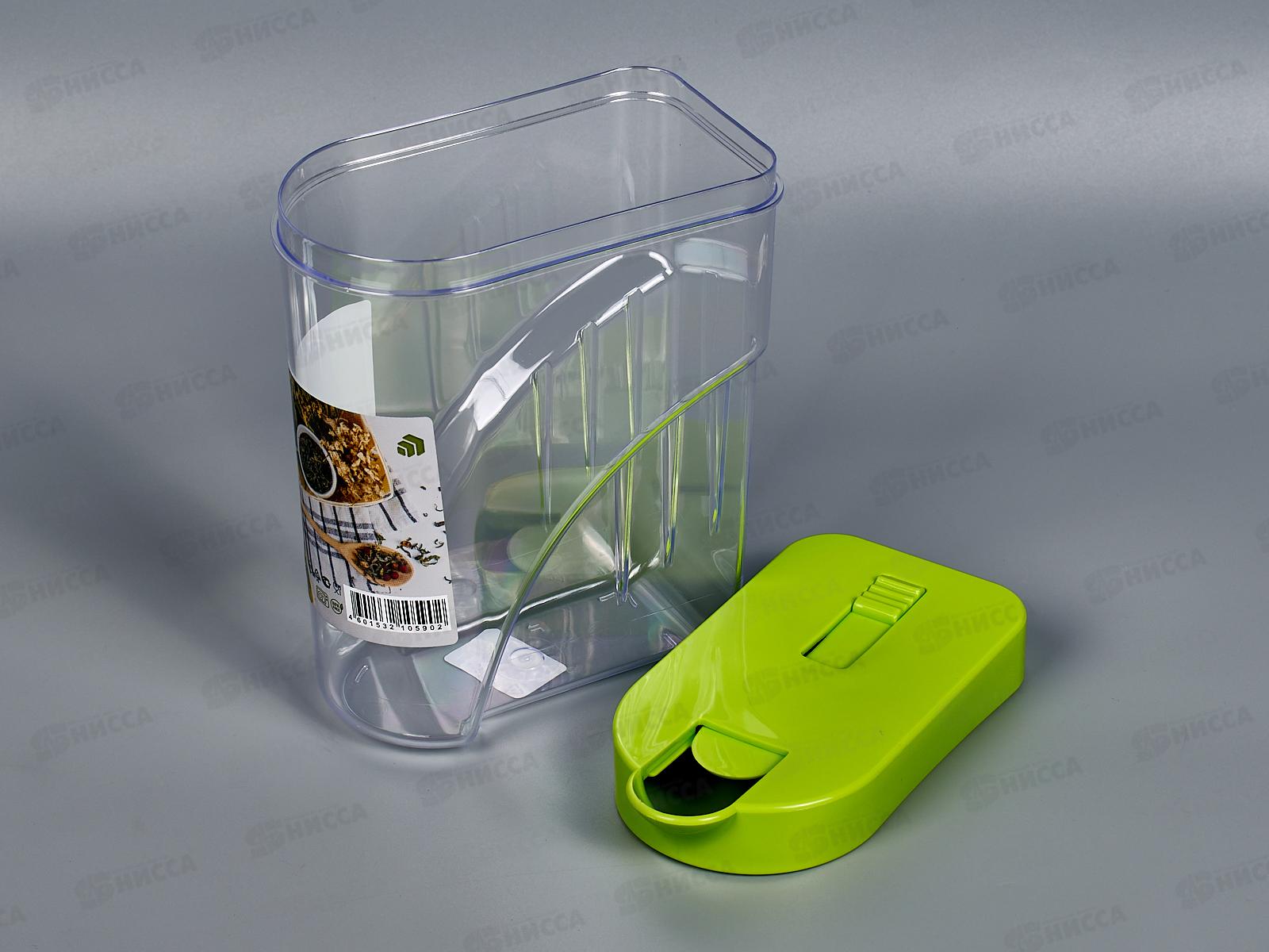 Банка 1,0л для сыпучих продуктов овальная  252С *32