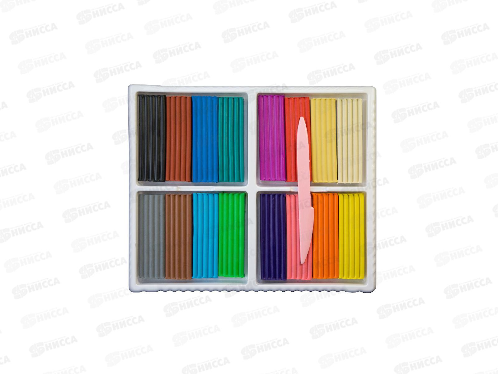 Пластилин 16 цветов 320 грамм ЛУЧ Классика, картонная упаковка, 20с1329-08 *14