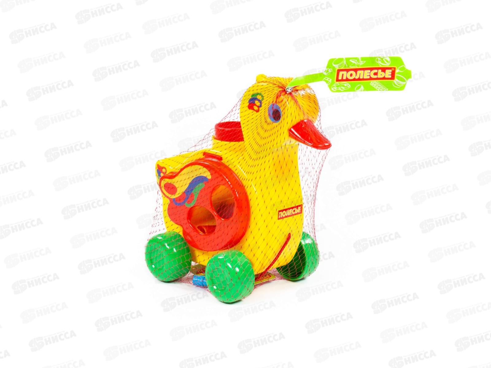 Каталка-логика уточка-несушка 6219 в/сетке *14