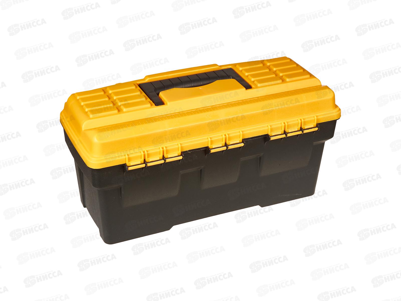 Ящик для инструментов  ТИТАН 16 желтый с черным  М2931 *4