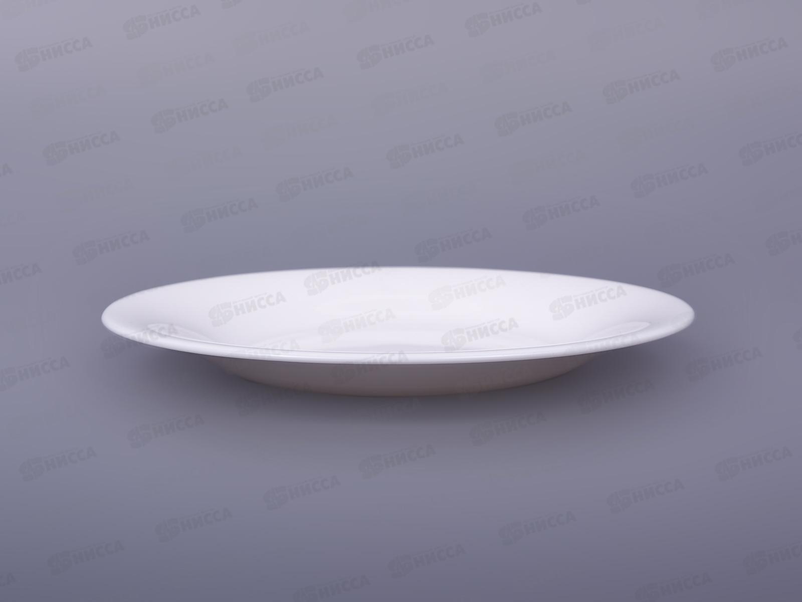 Тарелка плоская круглая d-17,5 (6/72) 100бел-тм7