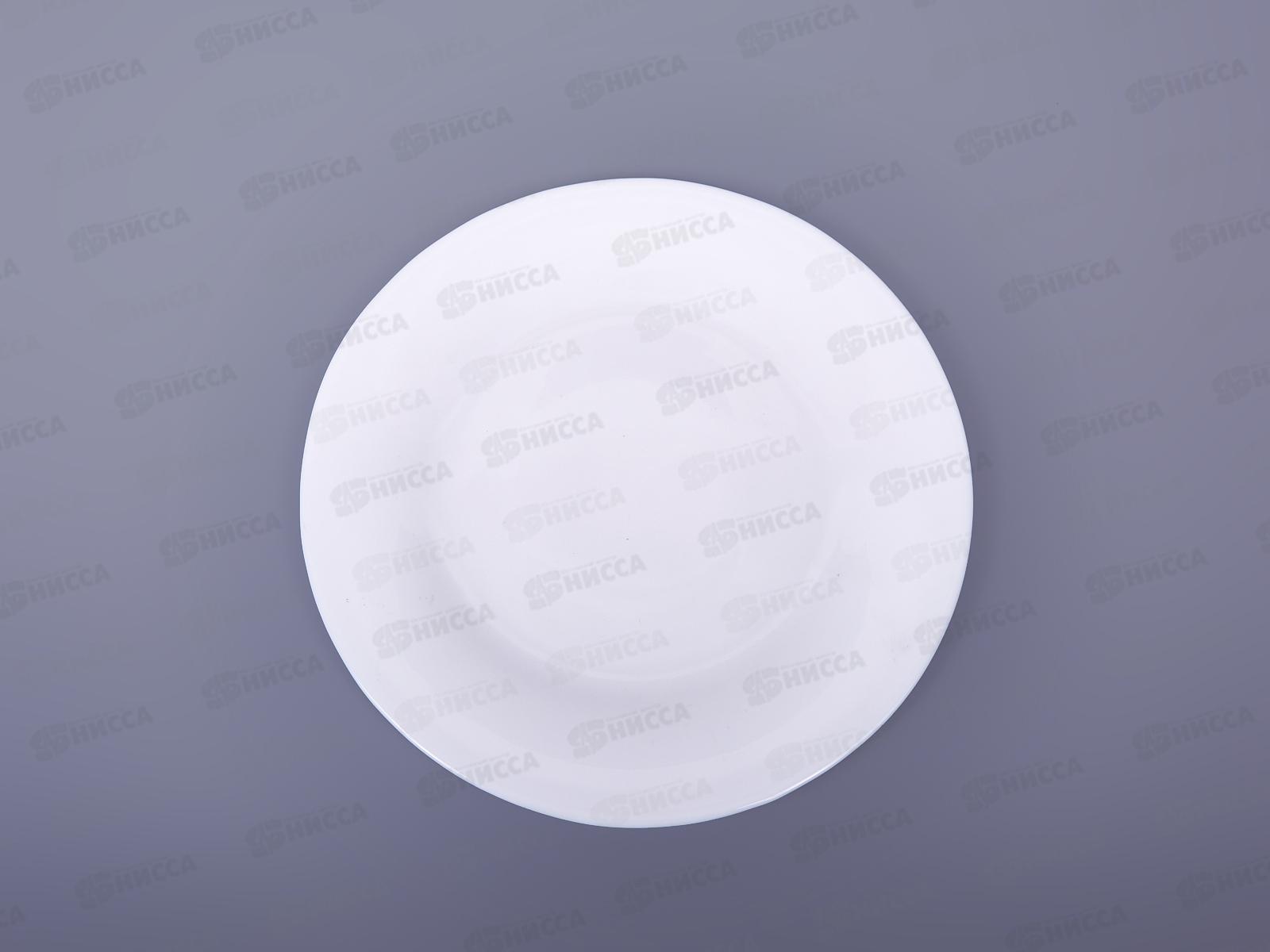 Тарелка плоская круглая d-20 (6/48) 100белая -тм8