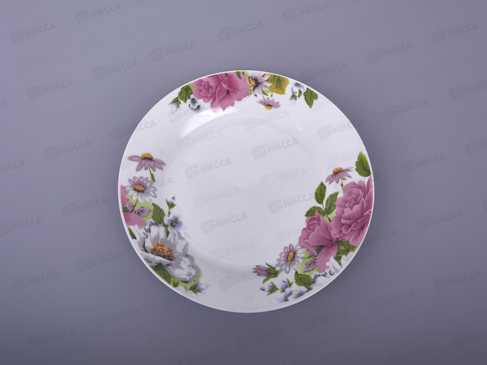 Тарелка плоская круглая d-20 (12/72) т8-5600 Шиповник