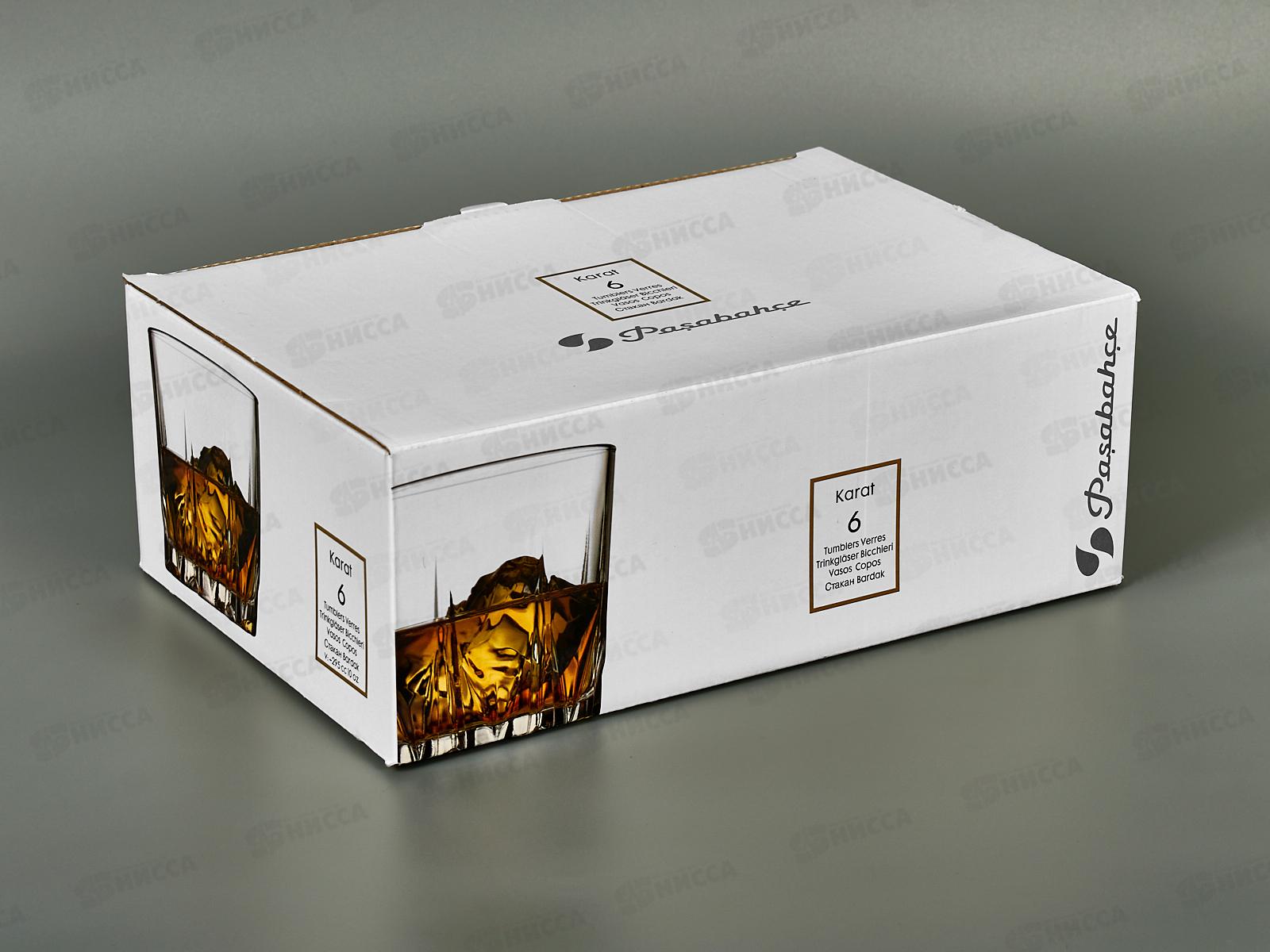 Набор стаканов для виски KARAT 325cc 6шт 52885 *8