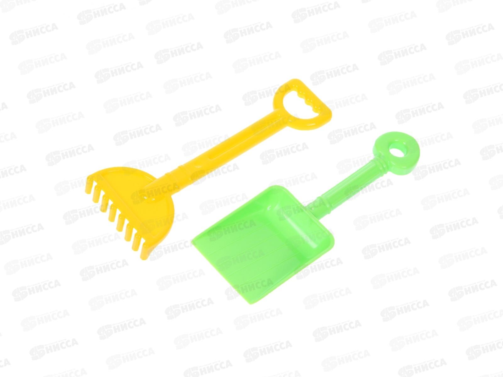 Набор песочный №59, 3522 (лопатка №3, грабельки №3) *35