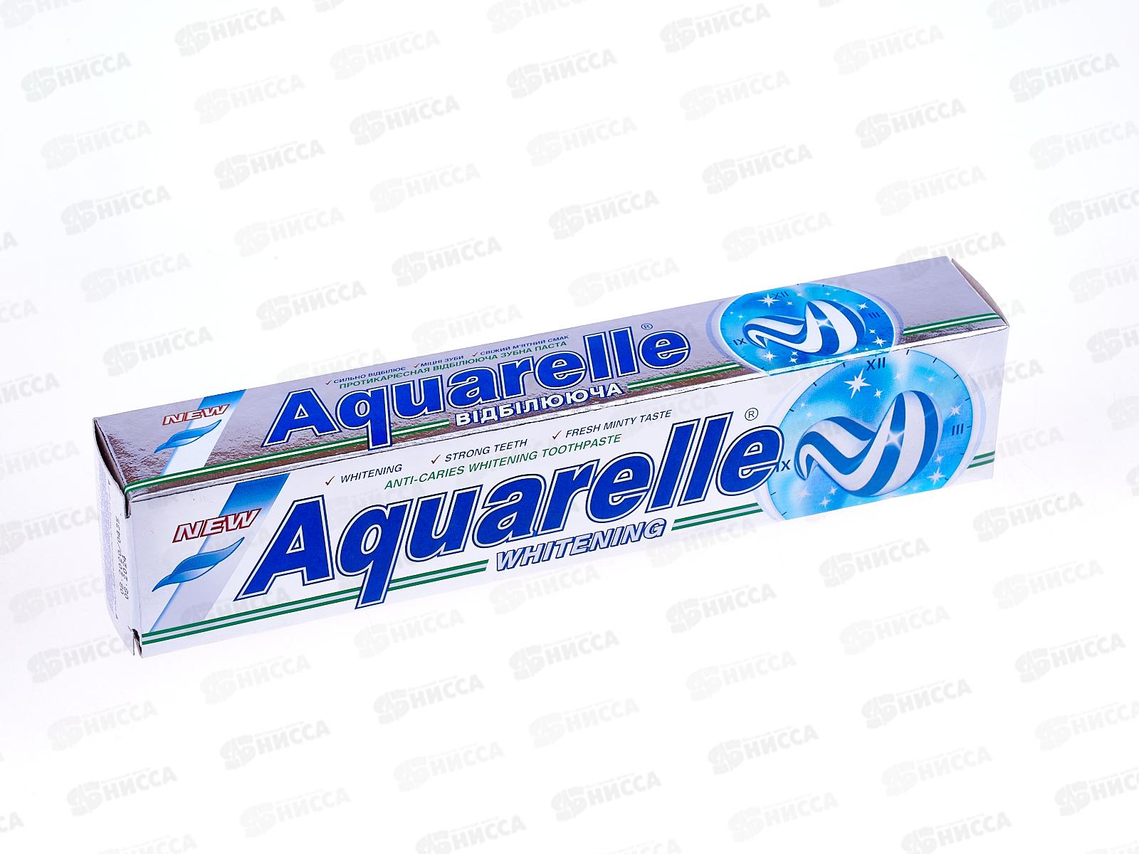 АКВАРЕЛЬ зубная паста 75мл Whitening двухцветная *50
