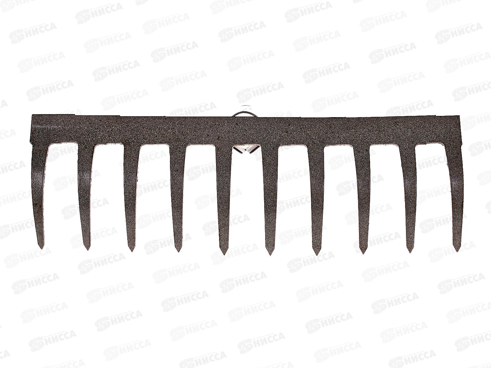 Грабли прямые 10 зубцов без черенка ГП-10 (Павлово)