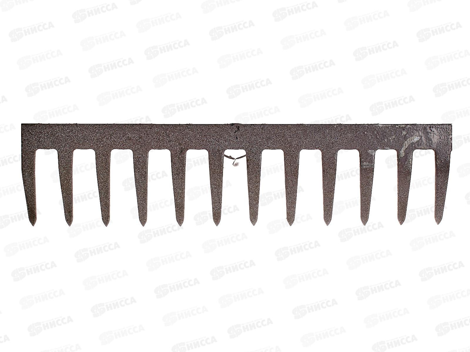 Грабли прямые 12 зубцов эмаль без черенка ГП-12 (Павлово)