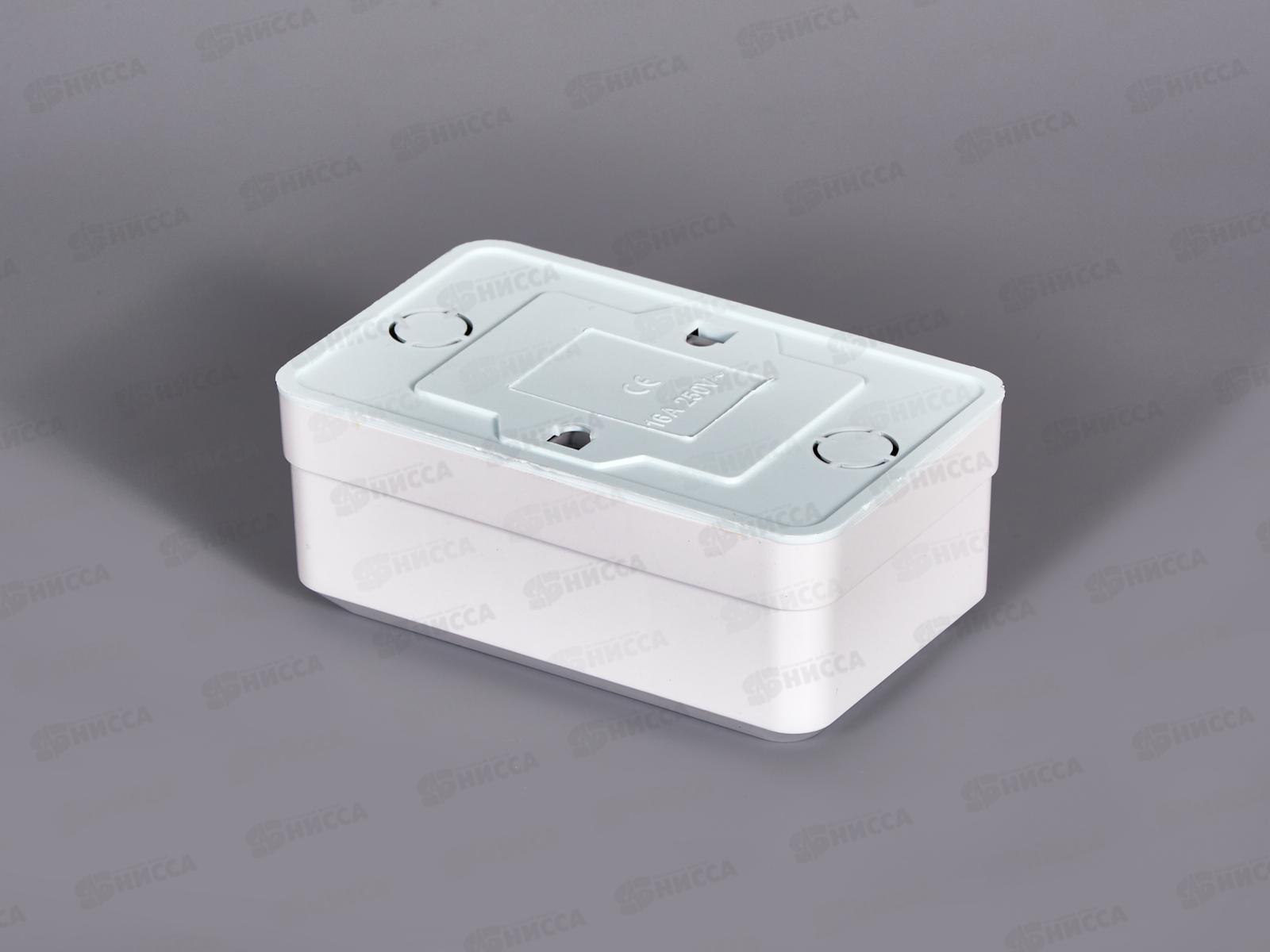 Розетка скрытой установки BOLLETO двойная, заземляющий контакт со шторками, белая, 7128x-W *10