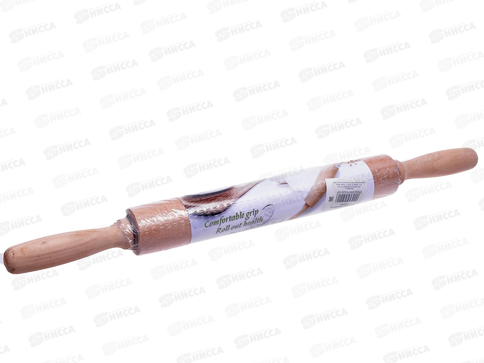 Скалка деревянная  CDH42-4 (035445)  Ж