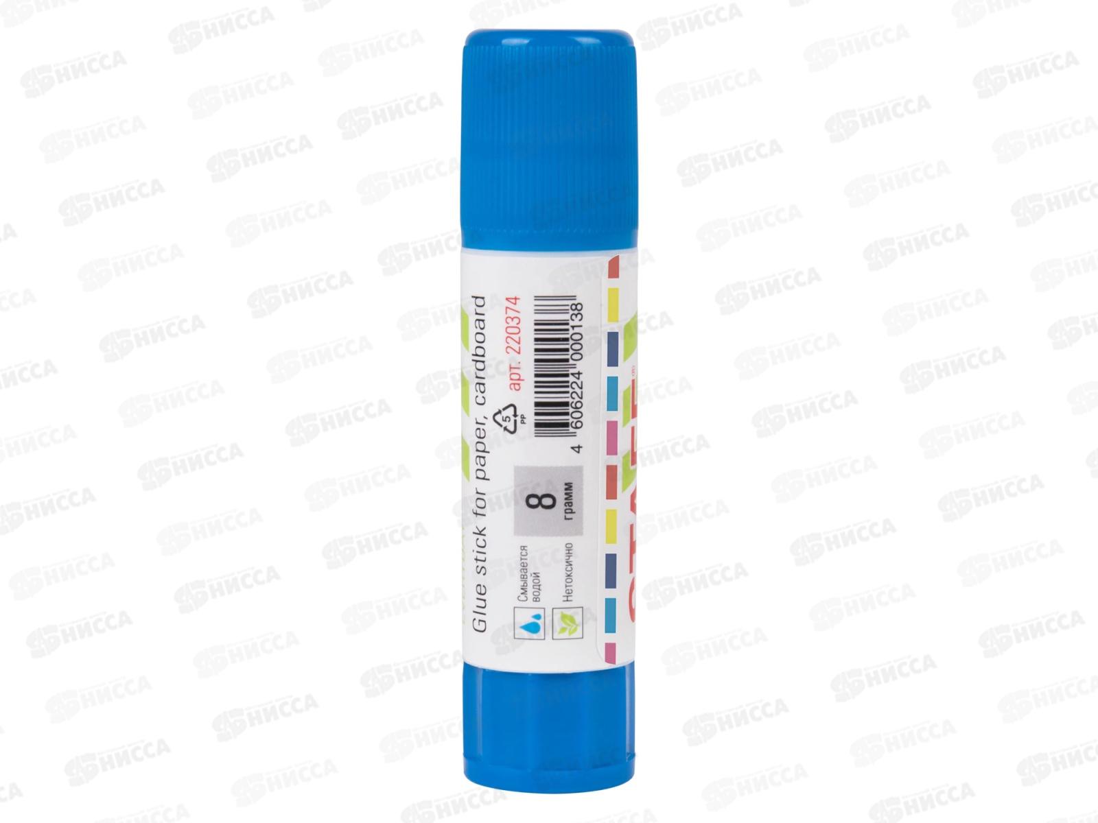 Клей карандаш STAFF  8г, 220374 *24