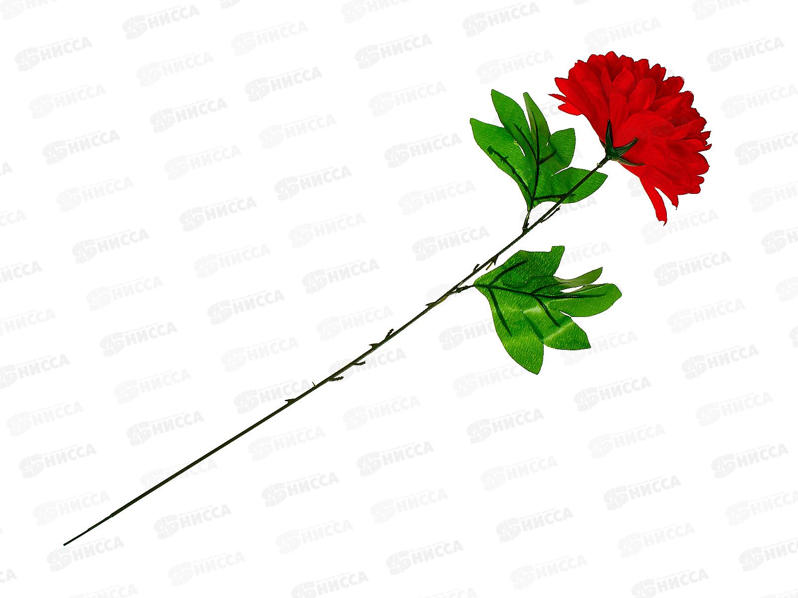 Цветы искусственные пион 46см d-14 красный 652049 *10