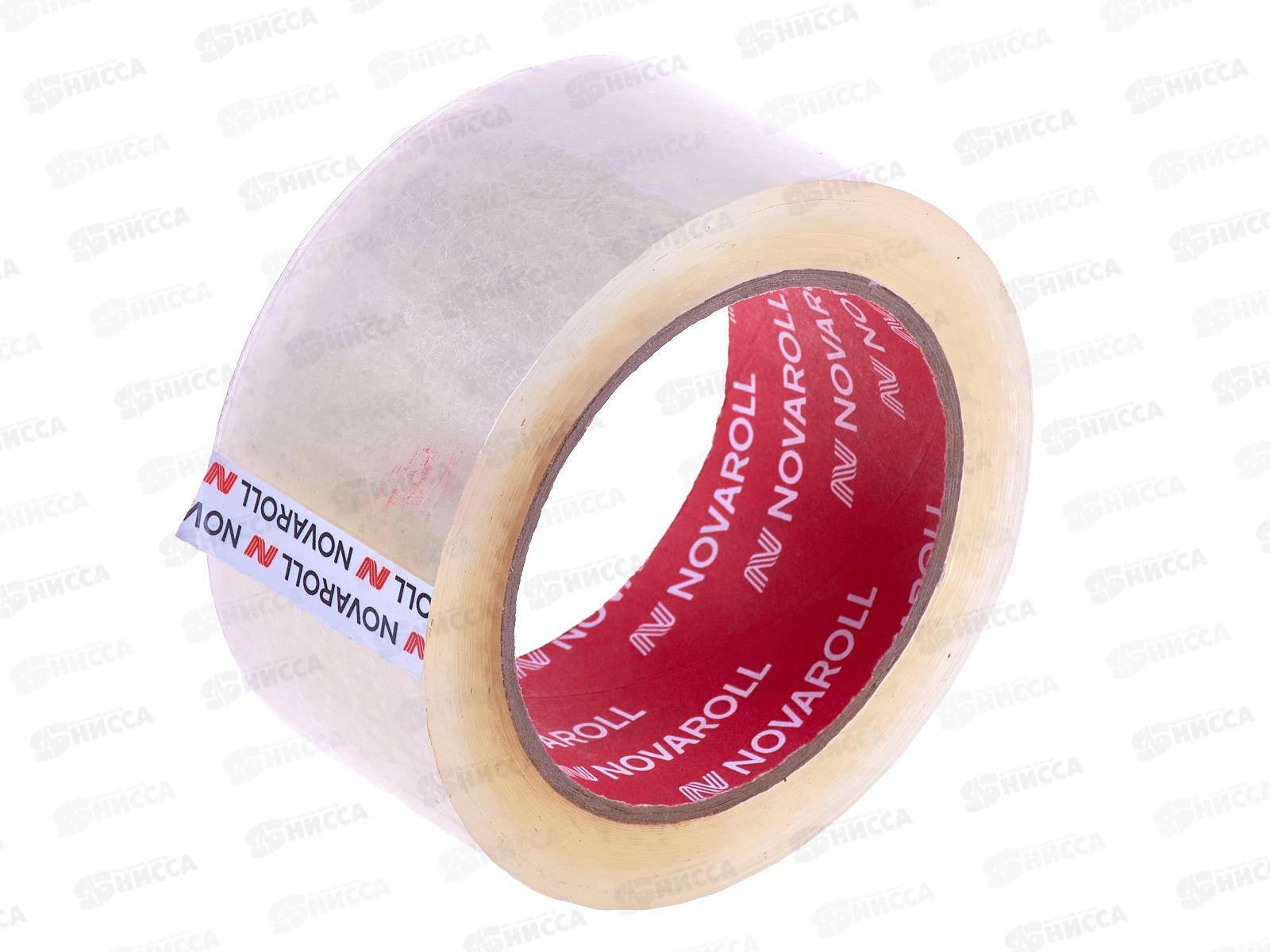Скотч 48*100м прозрачный НОВА РОЛЛ 38мкм, 0120-242X *6/36