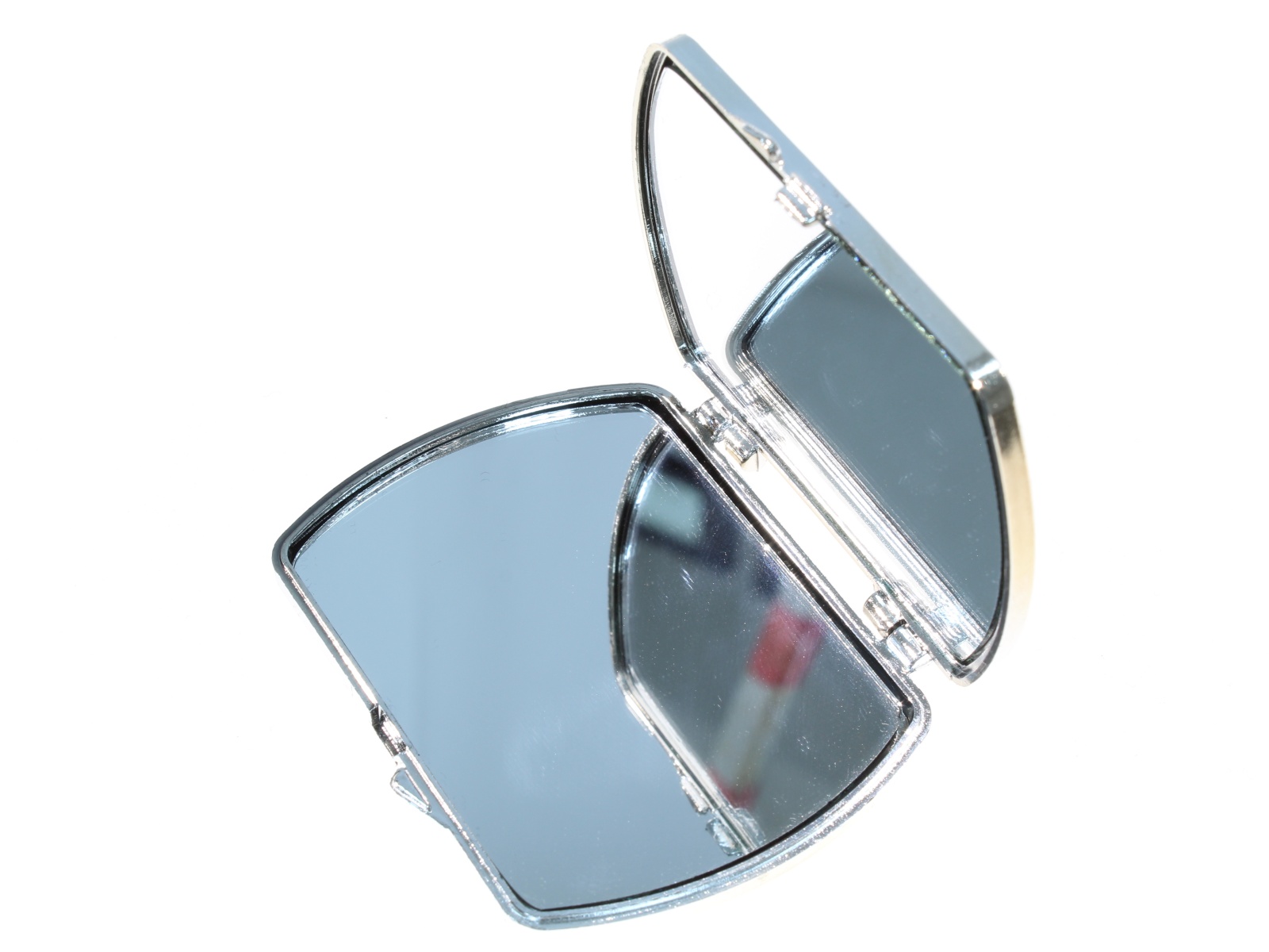 Зеркало складное 34D-СY двойное пластиковая оправа (028716)   Ж