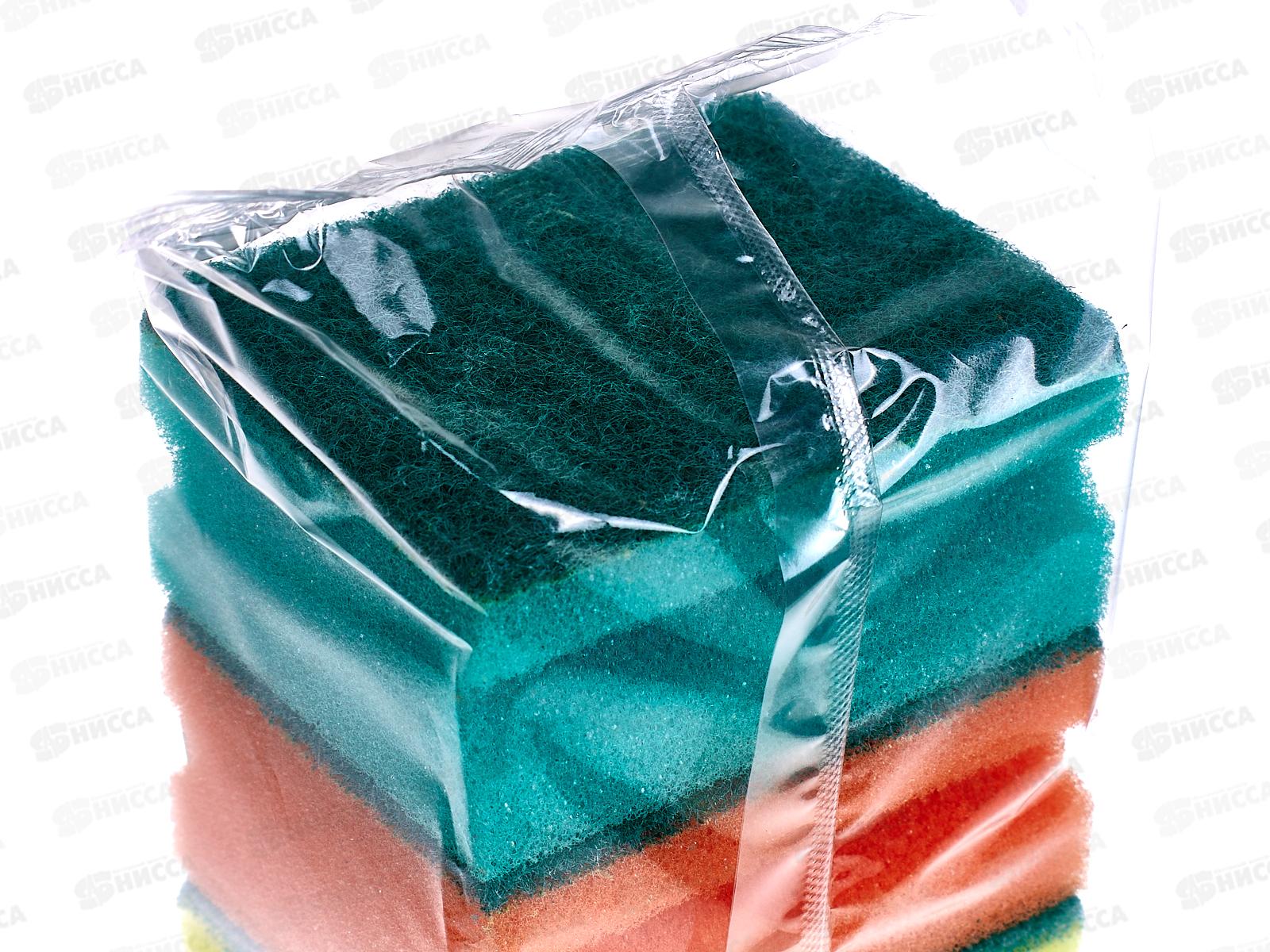 Губка для посуды Пятиминутка 5штук Люкс  *30