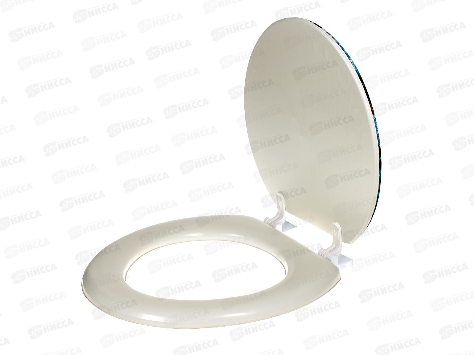 Сиденье на унитаз мягкое МП с рисунком  *17