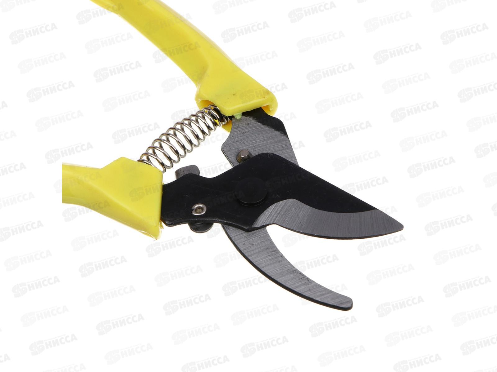 Секатор садовый стальной, пластиковая ручка 17см INBLOOM   186-007 г