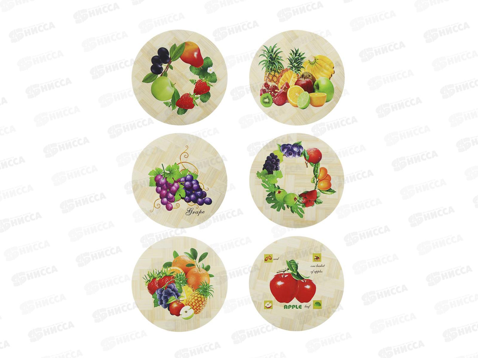 Подставка под горячее бамбуковая 14*14см LC966B  888-021 г