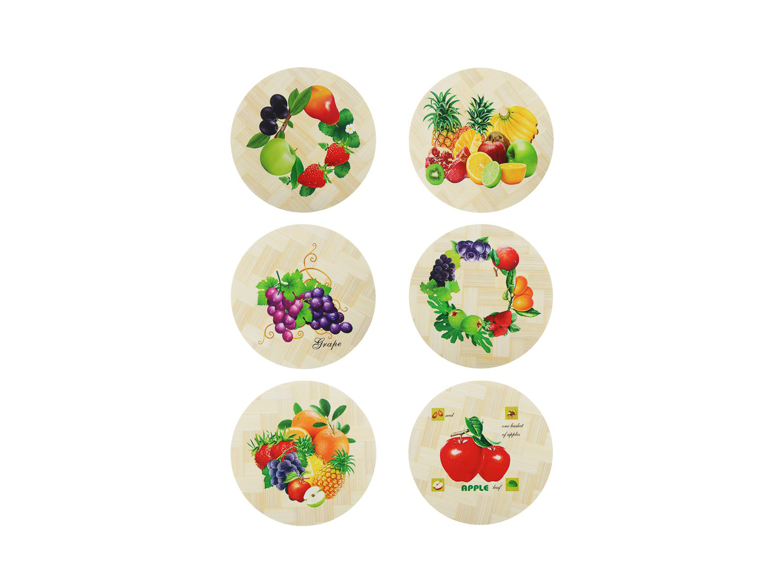 Подставка под горячее бамбуковая 14*14см LC966B  888-021 г