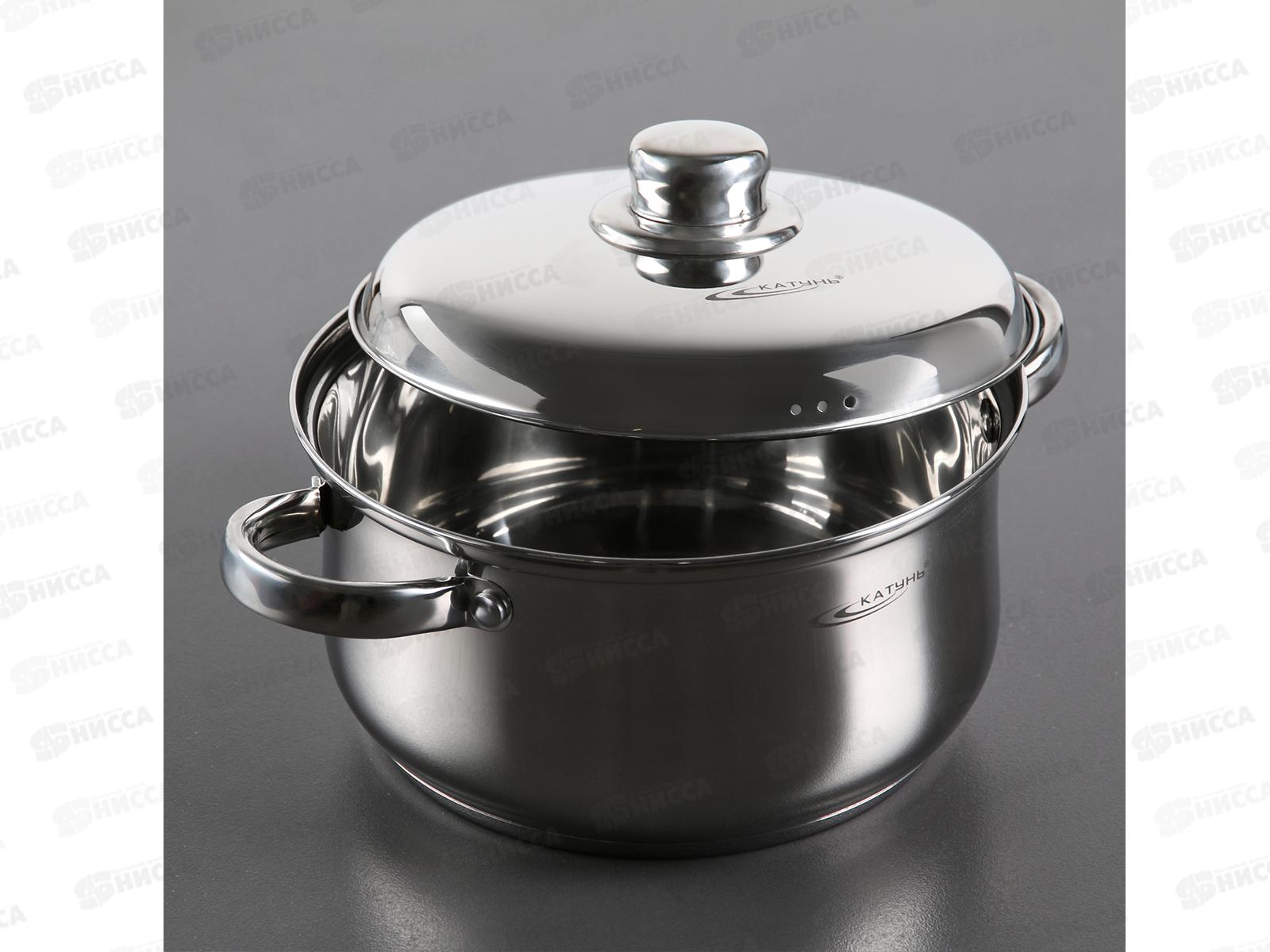 Кастрюля 3,4л ГРЕТТА d-20 с металлической крышкой KT04-D-35м *4