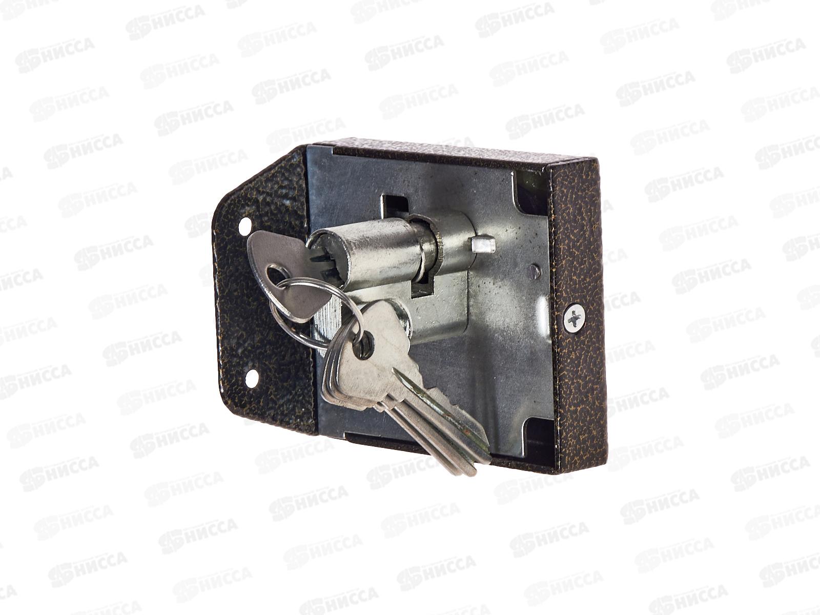 Замок накладной 3Н 1-2.1 бронза Зенит *16