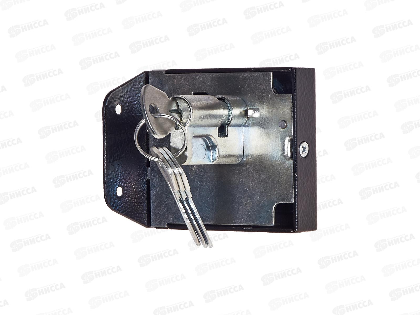 Замок накладной 3Н 1-2.1 черный Зенит *16