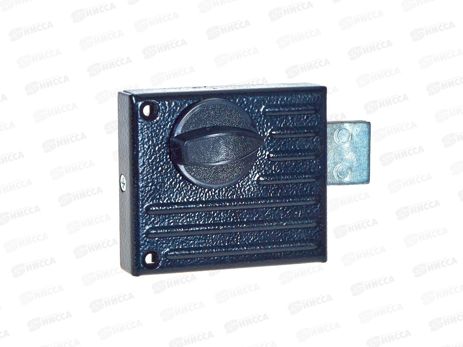 Замок накладной 3Н 1-2.1 черный Зенит *16