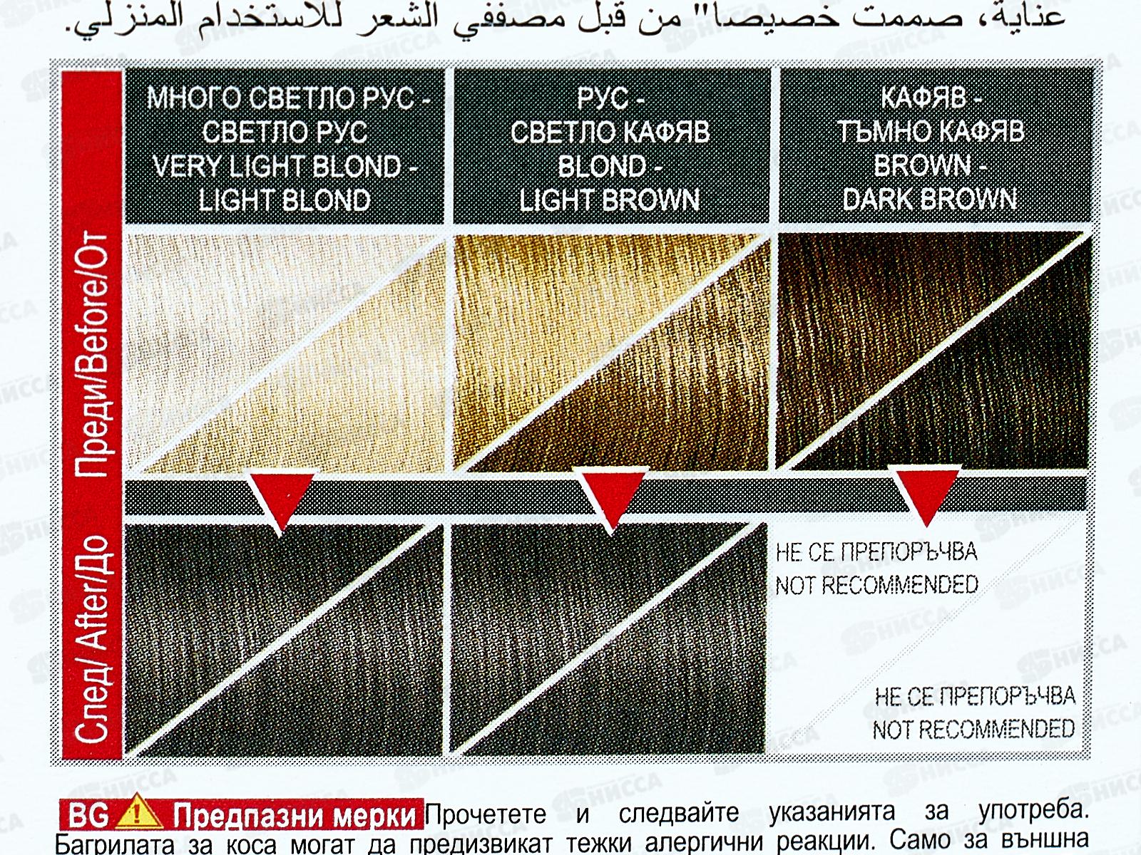 ELEA Prof.Color&Care крем-краска №6.1 темно-русый пепел. *20