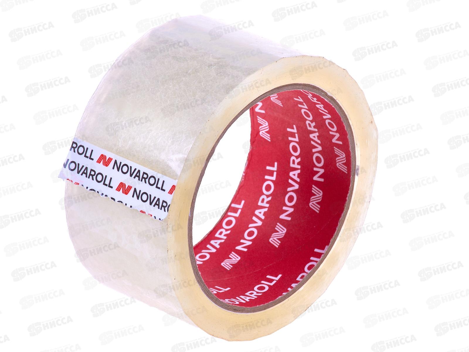 Скотч 48*66м прозрачный НОВА РОЛЛ 40мкм, 0120-334X *6/36