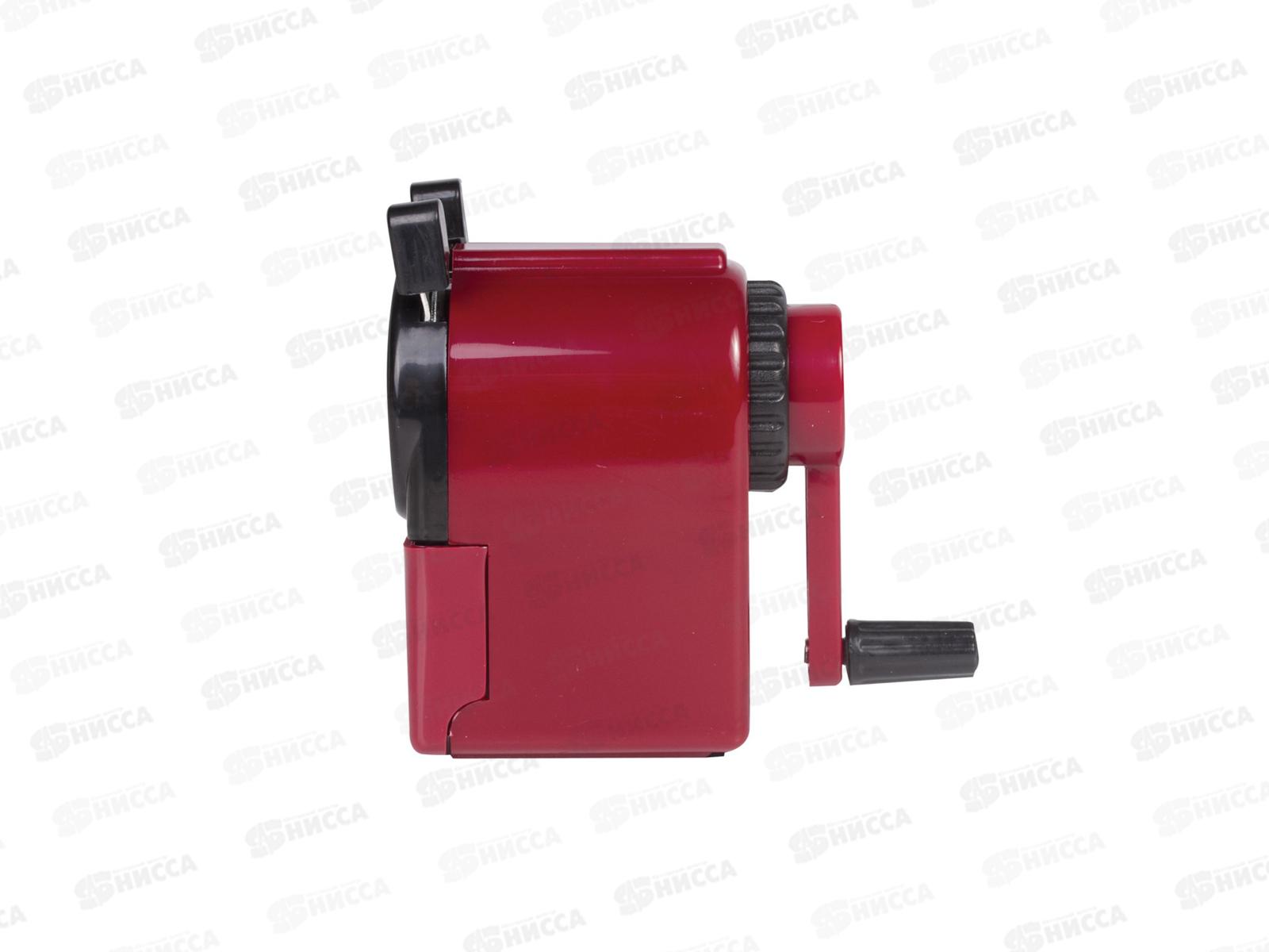 Точилка механическая BRAU металлическая черный/бордовый, 222517*6/96