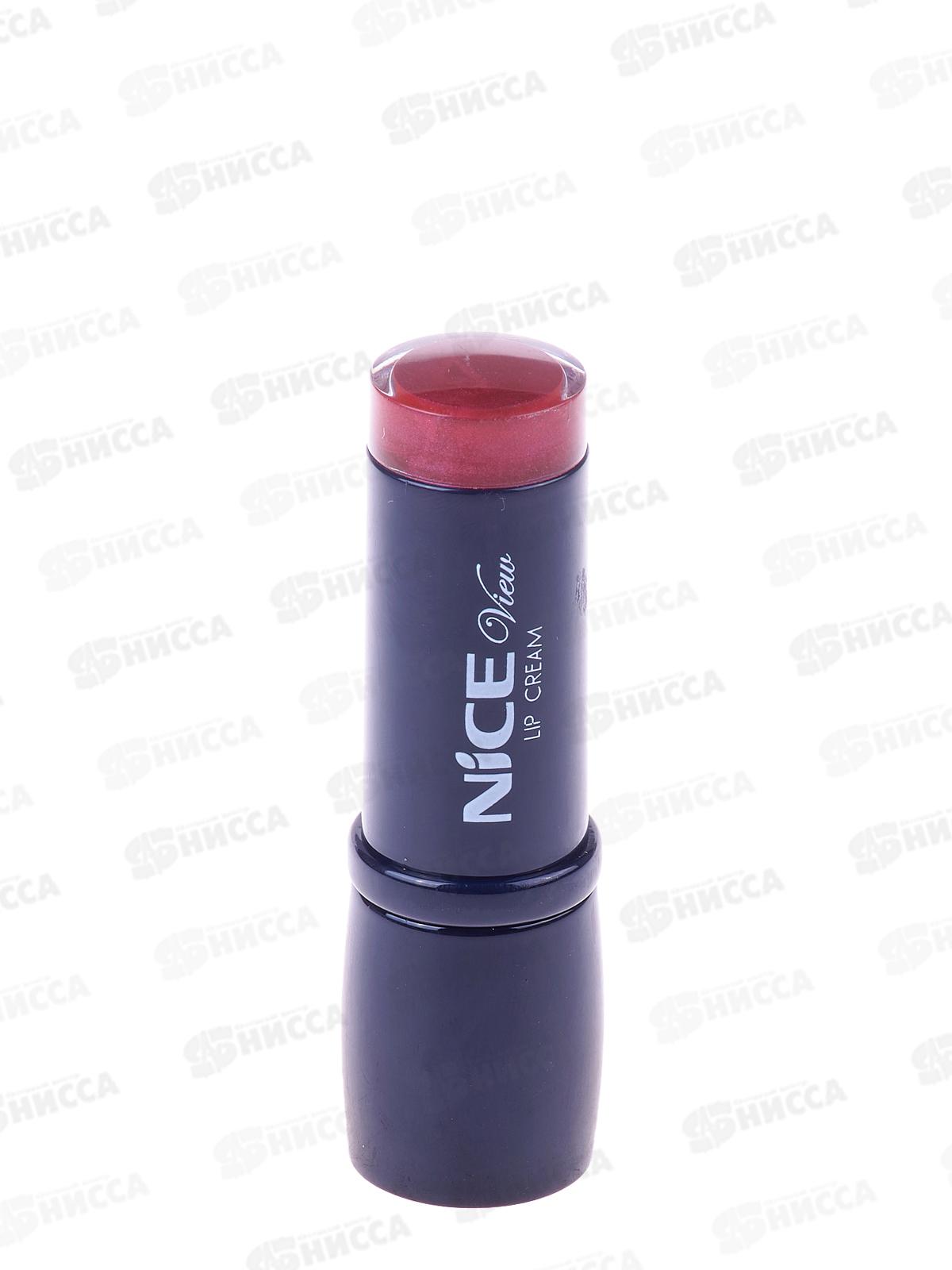 НАЙС помада увлажняющая+пробник №14 коричневый *6