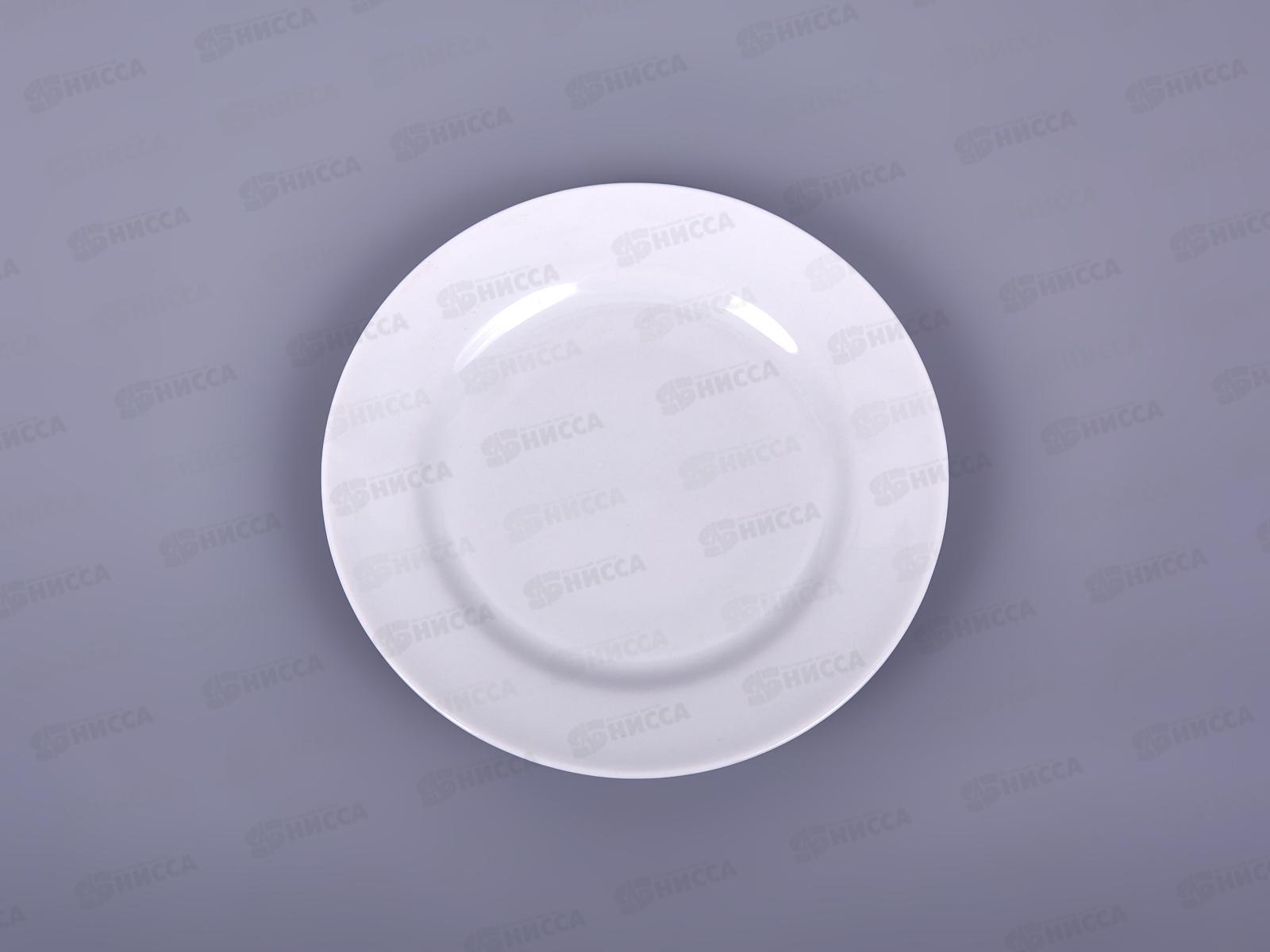 Тарелка мелкая 170мм фарфор Идиллия белье 4С0289 *20