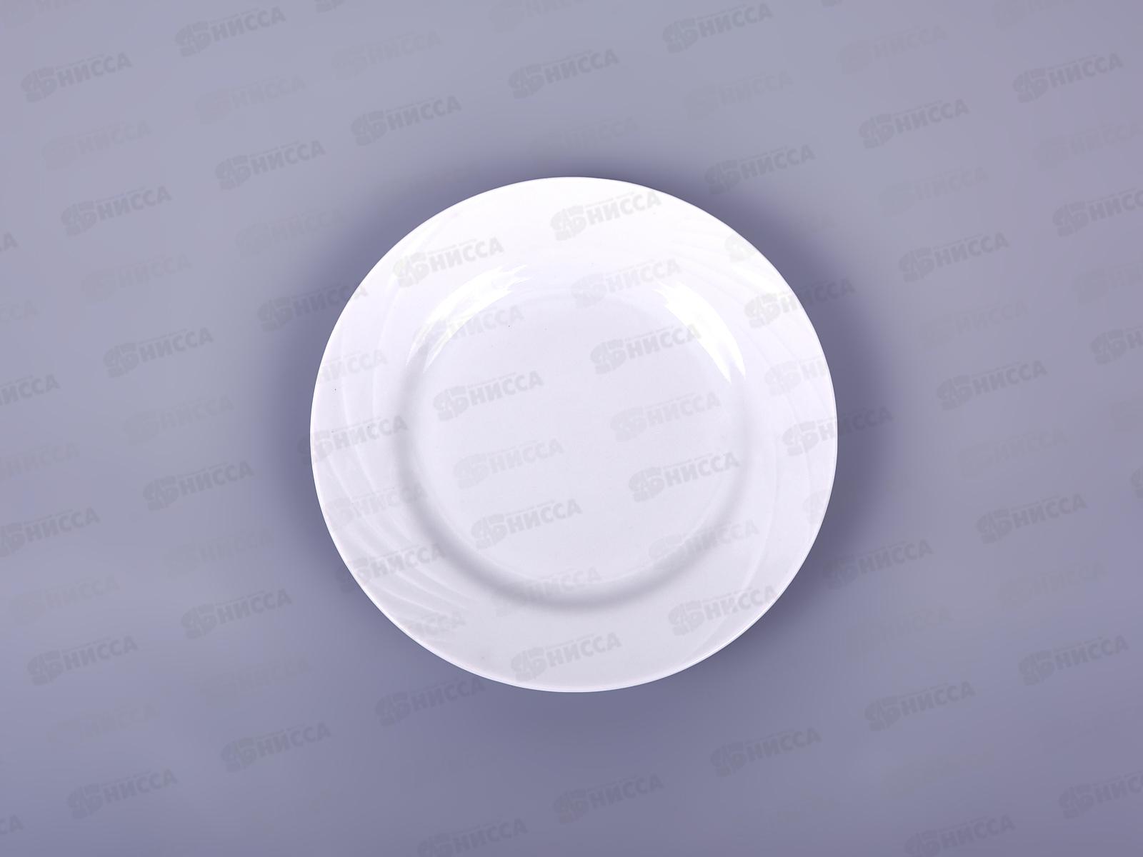 Тарелка мелкая 175мм фарфор Голубка Белье 0С0586 *20