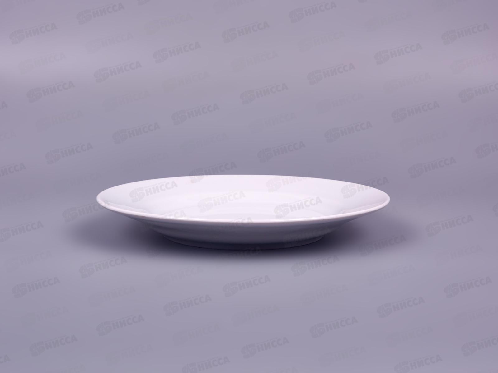 Тарелка мелкая 200мм фарфор Голубка белье 0С0582 *20