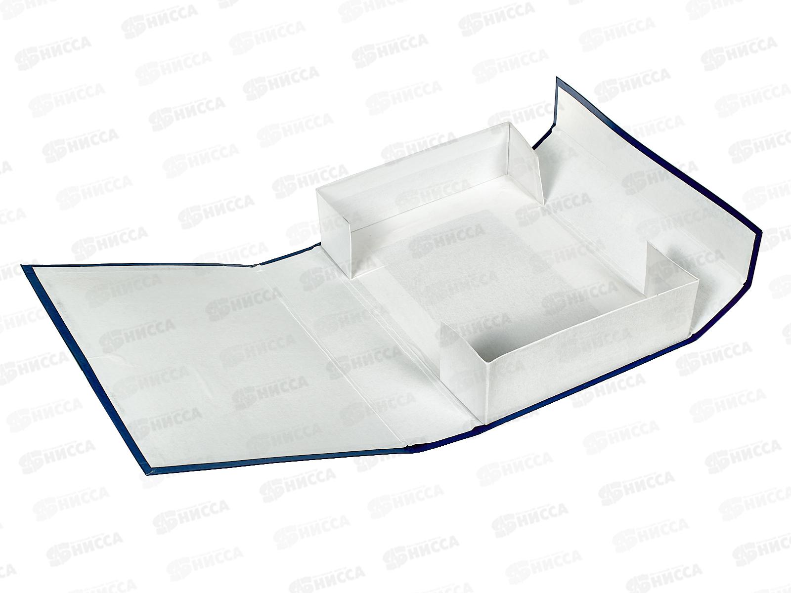 Папка архивная  7см с завязками ПГС синяя *8